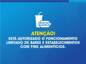Novo decreto permite funcionamento limitado de bares e estabelecimentos com fins alimentícios