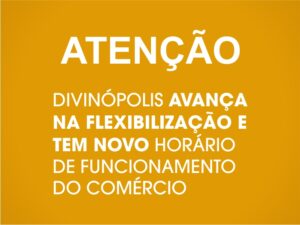Novo horário de funcionamento do comércio