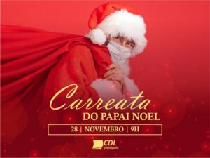 Carreata do Papai Noel percorrerá as principais ruas de Divinópolis