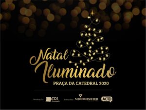 Praça da Catedral recebe iluminação natalina