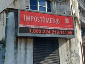 Impostômetro ultrapassa marca de R$ 1 trilhão