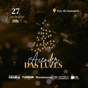 Acender das luzes de natal acontece no próximo domingo em Divinópolis