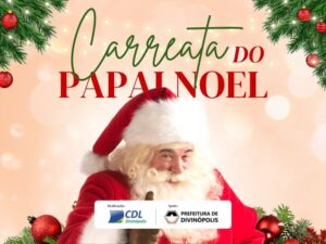 Carreata do Papai Noel percorrerá as principais ruas de Divinópolis no próximo sábado
