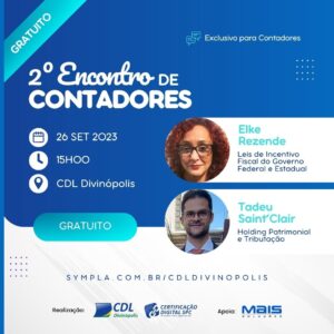 Encontro de Contadores será promovido pela CDL Divinópolis
