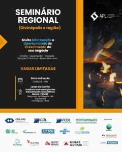 Seminário Regional de Arranjo Produtivo Local será realizado no dia 11/06 em Divinópolis