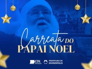 Carreata do Papai Noel percorrerá as principais do comércio no próximo sábado